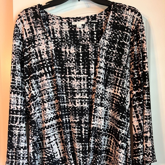 Square neck ties waist top - Picture 1 of 2